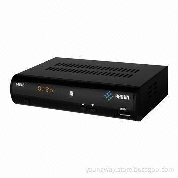 DVB-S2 14812 full HD satellite TV receiver, USB media player, easy to use and attractive menu
